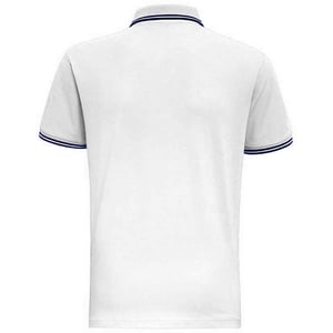 Asquith & Fox Mens Classic Fit Tipped Polo Shirt (White/ Navy)