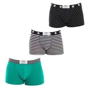 Pack-3 sömlösa modeboxershorts D0C6D man