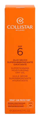 Collistar Supertanning Moisturizing Dry Oil SPF6 200ml.