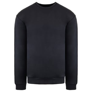 Emporio Armani Mens Washed Black Sweater
