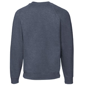 Fruit Of The Loom Heren Raglan Mouwen Belcoro® Sweatshirt (Heather Marine)