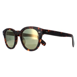 Oliver Peoples Round Unisex Semi Matte Sable Tortoise G-15 Goldtone Cary Grant OV5413SU