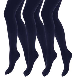 Heat Holders - 3 paar thermo winterleggings voor meisjes - Marine