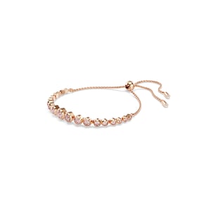 Swarovski 'Imber Organic' Dames Vergulde Metalen Armband - Roze 5718204