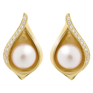 Orphelia 'Sophia' Dames 925 Sterling Zilveren Oorbellen - Goud ZO-7234/G