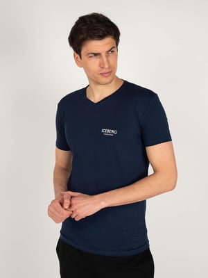 Iceberg T-shirt Herr Blå