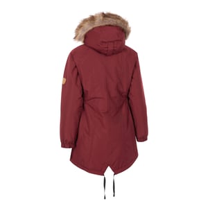 Trespass - Dames Celebrity Geïsoleerd Extra Lange Parka Jas (Donkere kers)