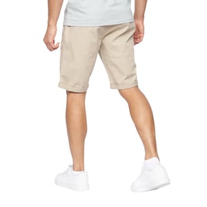 Crosshatch Heren Sinwood Chino Shorts (Beige)
