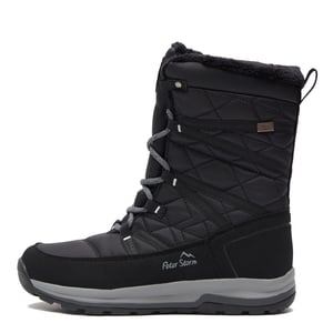 Peter Storm Women's Snowdrop Walking Boot with High Traction Rubber Sole & Ankle Support, Hiking & Trekking Footwear, Black
