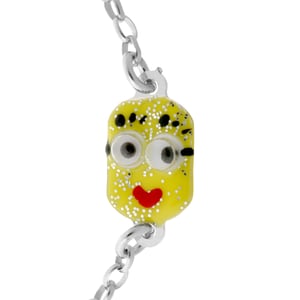 Orphelia 'Minion' Kinderarmband van 925 Sterling Zilver - Zilver ZA-7135/2