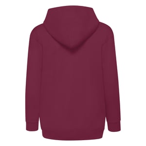 Fruit of the Loom Barn/Kids Classic Hooded Jacka (Bourgogne)
