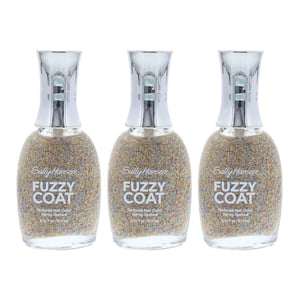 Sally Hansen Fuzzy Coat Textured Nail Color 9.17ml - 200 All Yarned Up x 3