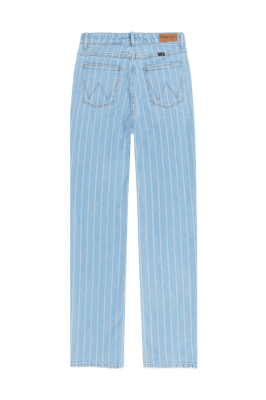 Wrangler Straight crop stone stripe