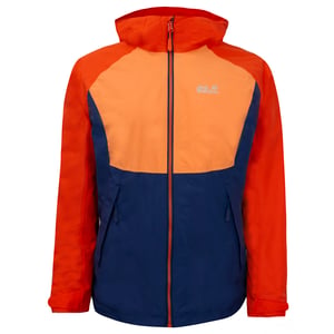 Jack Wolfskin Mount Isa 3in1 Dames Navy/Bruin Jas
