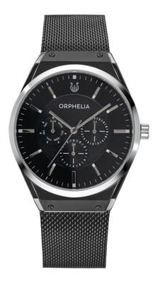 Orphelia Saffiano herenhorloge Zwart OR72901