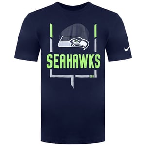 Nike NFL Seattle Seahawks Legend Goal Post Mens Navy T-shirt