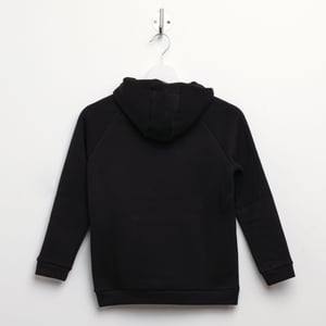 Boy's Castore Juniors Brush Back Overhead Hoodie in Black