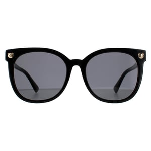 Moschino Square Unisex Black Grey Sunglasses