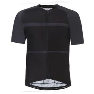 Oakley Korte Mouw Zip Up Zwart Heren Fietst-shirt 434144 02E