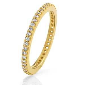 Orphelia 'Lily' Women's 925 Sterling Silver Ring - Gold ZR-7538/G