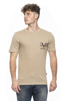 19V69 Italia Mens T-Shirt Troy Beige