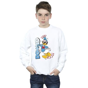 Disney Jongens Donald Duck Cool Sweatshirt (Wit)