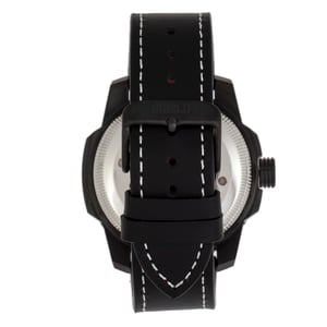 Shield Shaw lederen band duikhorloge voor heren met datum