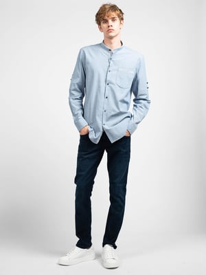 Antony Morato Skjorta Slim Blå för män