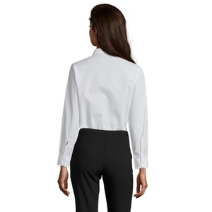 SOLS Dames/Dames Executive Poplin Business Blouse met lange mouwen (Wit)