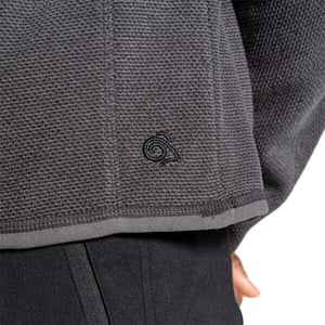 Craghoppers Mens Expert Active Marl Half Zip Fleece Top (Carbon Grey)
