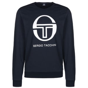 Sergio Tacchini Long Sleeve Crew Neck Navy Blue Mens Ciao Sweaters 38027 200