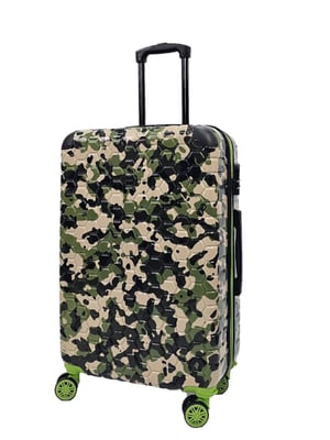 Hardshell Cabin Suitcase Robust 8 Wheel ABS Luggage Travel Bag
