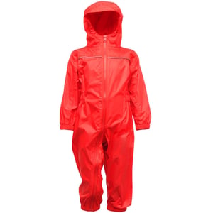 Regatta Professional Junior Paddel-regnoverall för barn/ungdomar (Classic Red)