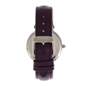 Bertha Emily Moeder-van-Parels Leren Horloge