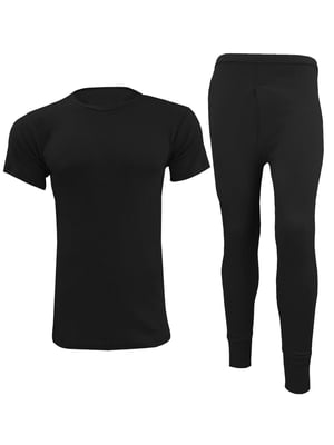 Enzo | Mens Thermal Set Short Sleeve Top & Bottom