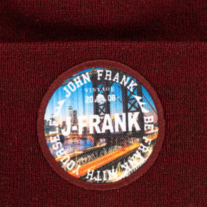 Hat with label sewn on the front JFBN18W01 man
