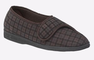 Comfyfux Paul Dark Brown Check Mens