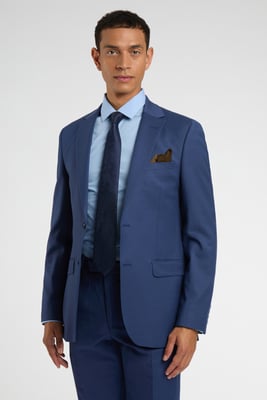 Regular Fit Blue Jacket
