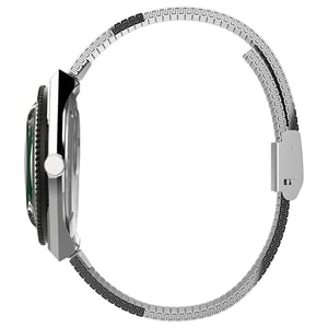 Timex Q Heruitgave Heren Zilveren Horloge TW2U61700
