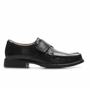 Clarks Huckley Roll Mens Black Shoes