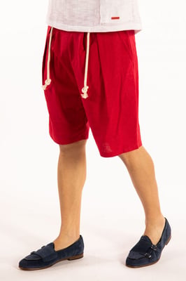 Takeshy Kurosawa Shorts Lino Herr Röd
