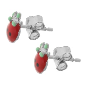 Orphelia 'Apple' Kinder 925 Sterling Zilveren Stud Oorbellen - Zilver ZO-7149