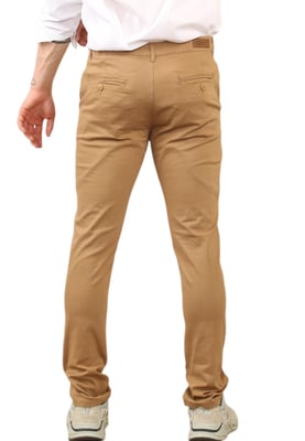 MYT Heren Slim Fit Chino in Tan