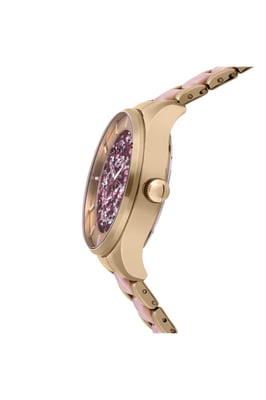 Invicta Angel 24663 Dames Horloge - Quartz Uurwerk - Roestvrij Staal met roze Wijzerplaat - 40mm