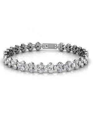Prinses Armband - Witte Zirkoon