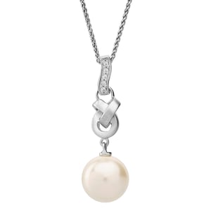Orphelia 'Clara' Women's 925 Sterling Silver Chain with Pendant - Silver ZH-7515