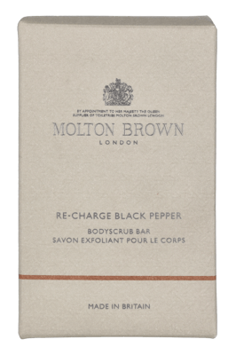 M.Brown Re-Charge Black Pepper Bodyscrub Bar250 g.