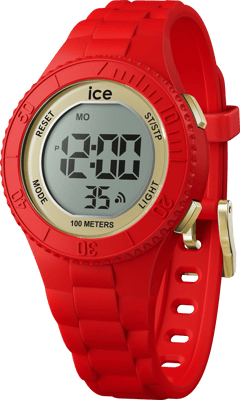 Ice Watch Ice Digit - Röd Guld Barnklocka Röd 021620