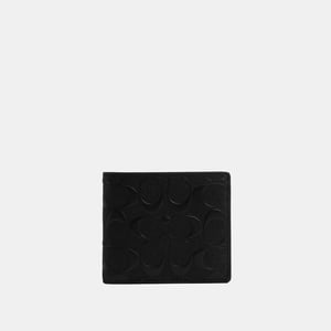 Coin Wallet in Signature Crossgrain Leather