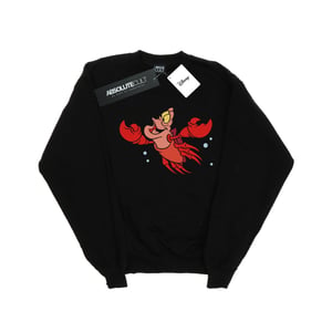 Disney Dames/Dames De Kleine Zeemeermin Sebastian Bubbels Sweatshirt (Zwart)